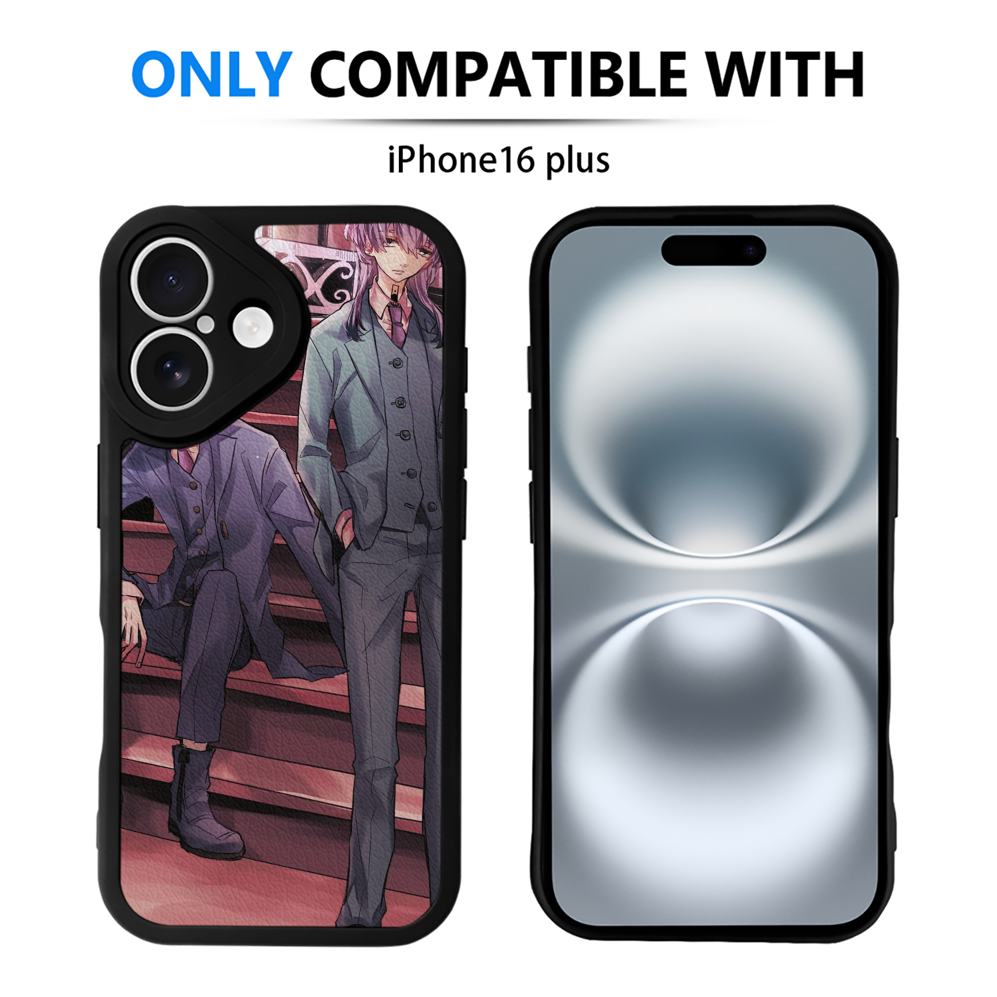 （画像用） 東京リベンジャーズ Tokyo Revengers 【iPhone 16シリーズ対応】シリコンスマホケース（レザー調） 材質：シリコン